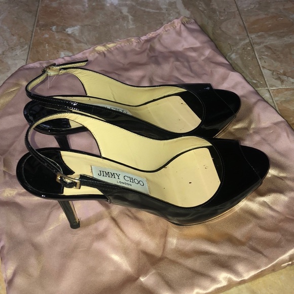 Jimmy Choo Black Stiletto Heels - Picture 6 of 7